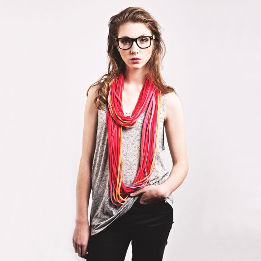 Zamotka® Dzianinowy Naszyjnik TANGERINE TANGO CADOaccessories