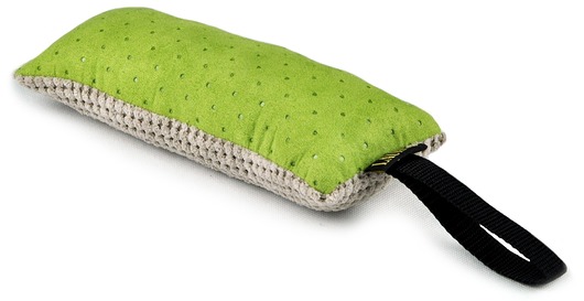 Zabawka FUN 25cm x 7cm zielona pikowana LAUREN design