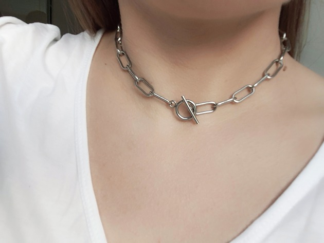 chokery Naszyjnik choker, stal chirurgiczna