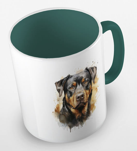 kubki Kolorowy kubek "Rottweiler" - mix kolorów