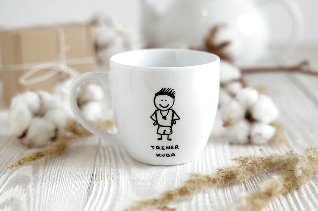 kubki Kubek Trenera, dla nauczyciela WF, podziękowanie