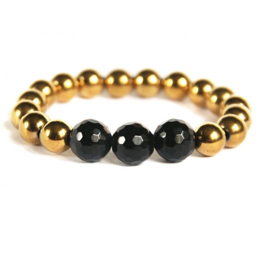 black & gold I : ONYKS & HEMATYT kaktusia