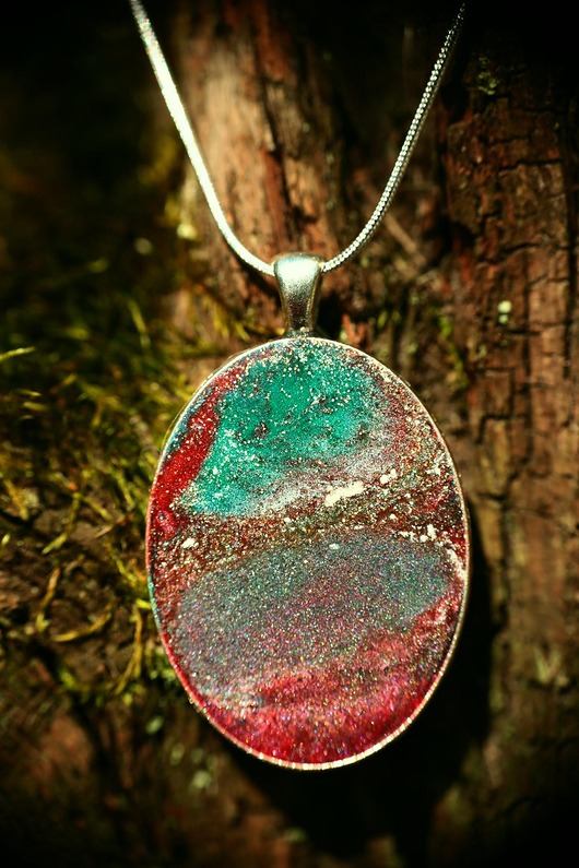 wisiory Wisiorek z żywicy - Chimera