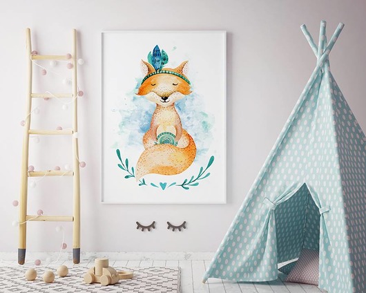 Plakat Lisek A3 29.7x42 cm HOG STUDIO