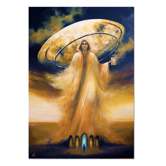 obrazy Verba sumus VII obraz ręcznie malowany surrealizm