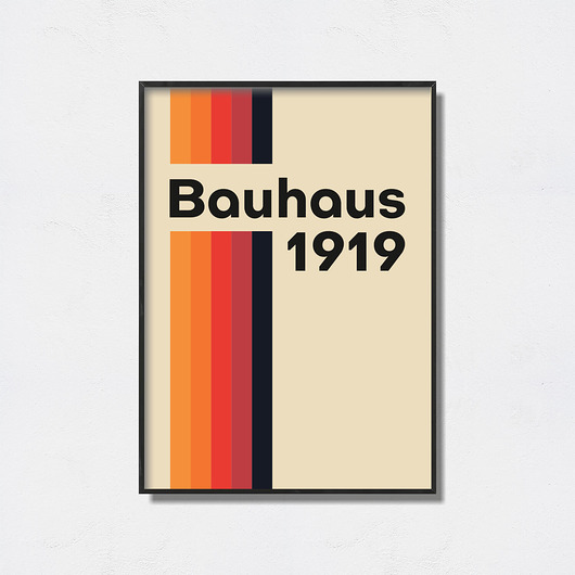 plakaty Bauhaus Art Exhibition Poster
