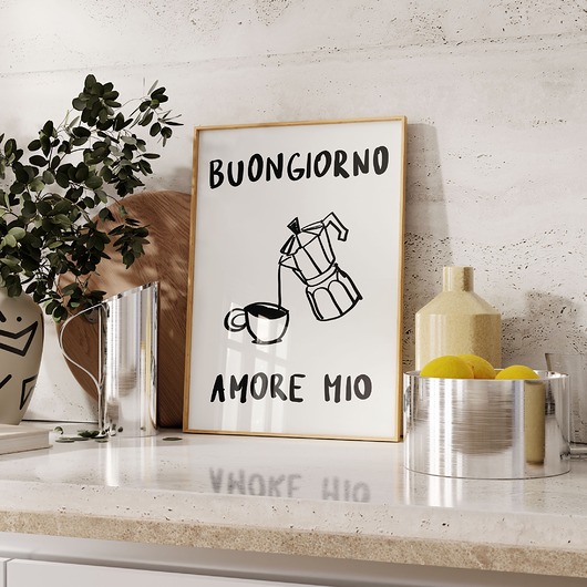 plakaty Plakat Buongiorno Amore Mio