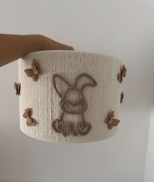 lampy do pokoju dziecka Lampa w króliczki do pokoju dziecka - króliczek