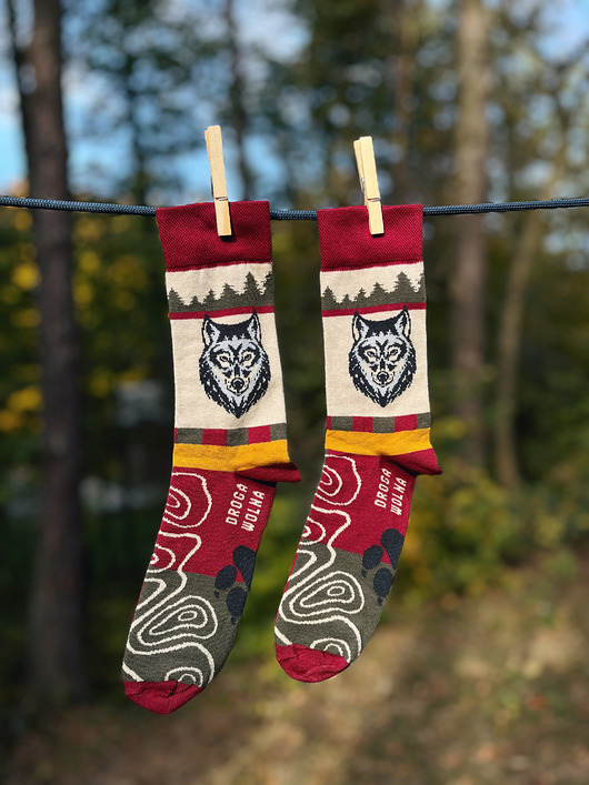 skarpetki damskie Skarpetki ekspedycyjne Wilk