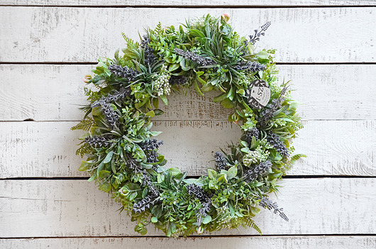 wianki Wianek  "lawendowe pole" XL