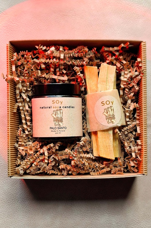 świece zapachowe Zestaw prezentowy PALO SANTO