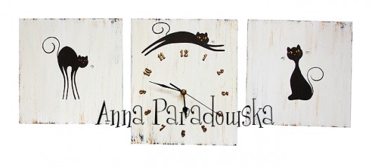 Koci Tryptyk BLUE - zamówienie  [10316.1] Anna Paradowska