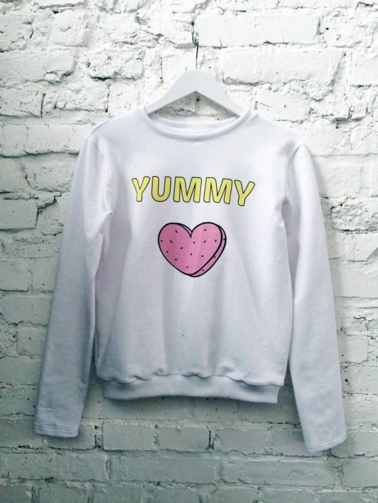 Biala bluza No Excuse YUMMY NoExcuse