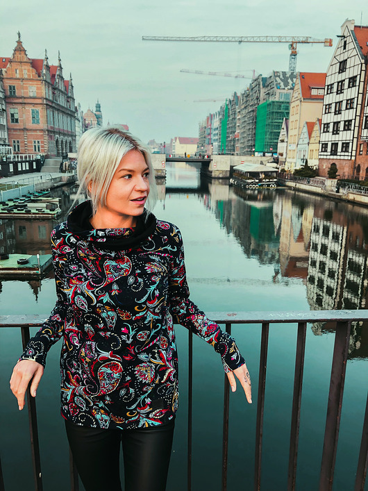 My Freedom- bluza damska z kominem OKEE