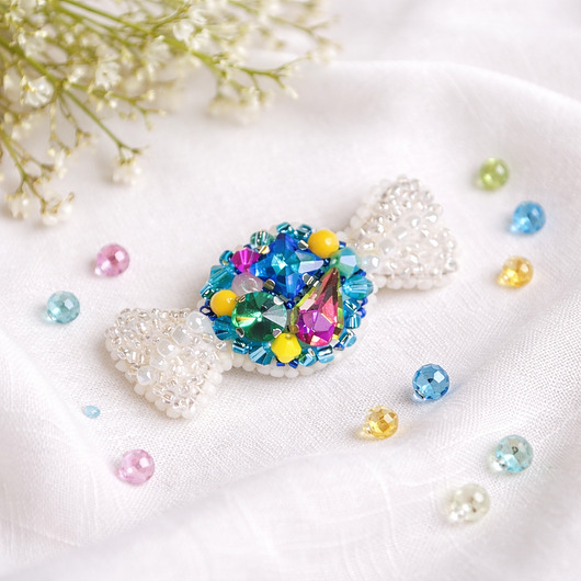 broszki Broszka Cukierek