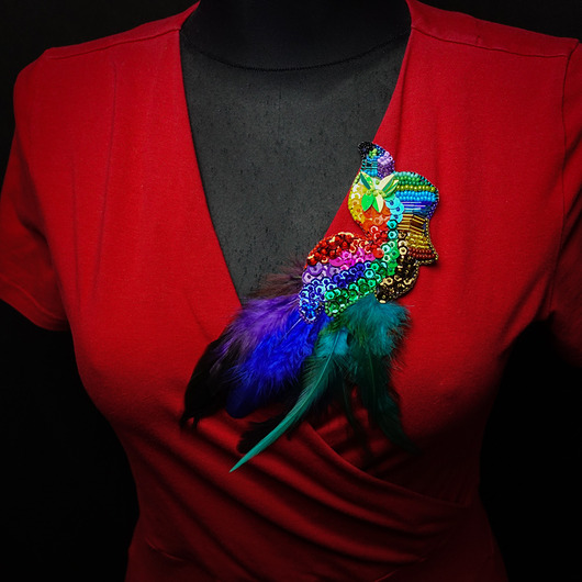 broszki Broszka Rajski ptak