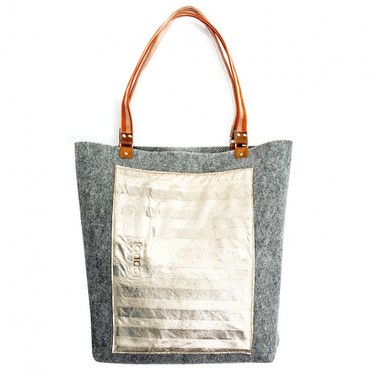 Filcowa Torebka Damska Shopper POWDER PINK CADOaccessories