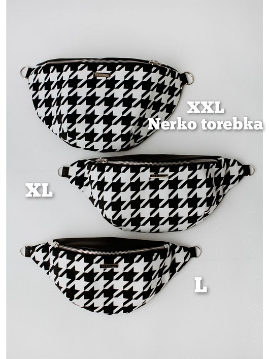 Nerka w pepitkę. Różne rozmiary. MDbags