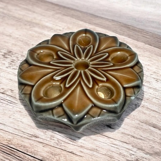 dodatki - różne Ceramiczny świecznik unikat