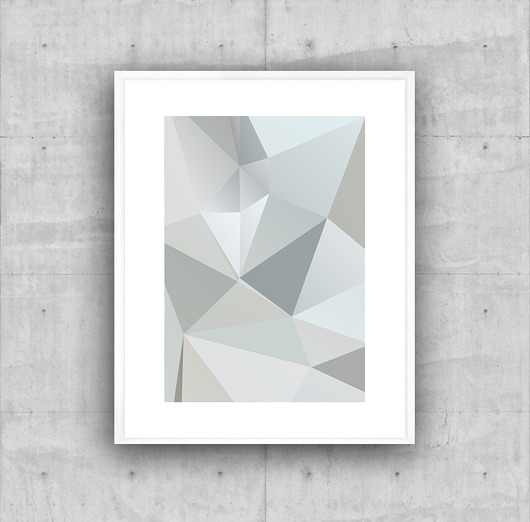 plakat 100x70 LOWPOLY 3 ED design for fun