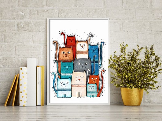 grafiki i ilustracje Koty