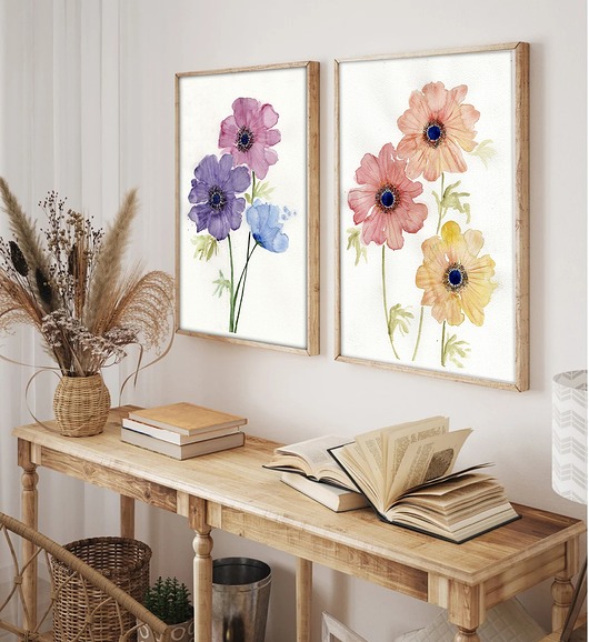 grafiki i ilustracje Zestaw 2 prac