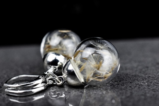 Sterling 925 ♥ Dmuchawiec ♥ Kolczyki  MadamLili