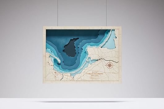 Mapa Zatoki Gdańskiej XL  AvocadoPT