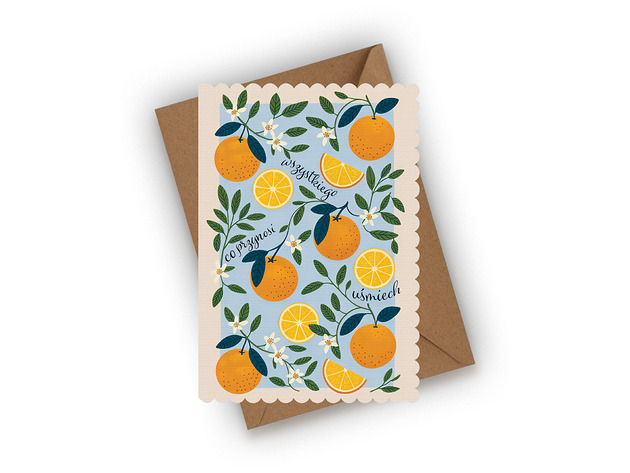 kartki okolicznościowe - wydruki Kartka urodzinowa- Wszystkiego, co przynosi uśmiech!