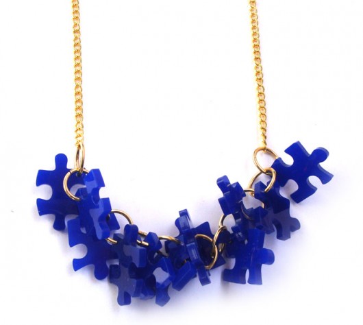 PuzzLove DeLuxe/ necklace S / granat Monika Roth