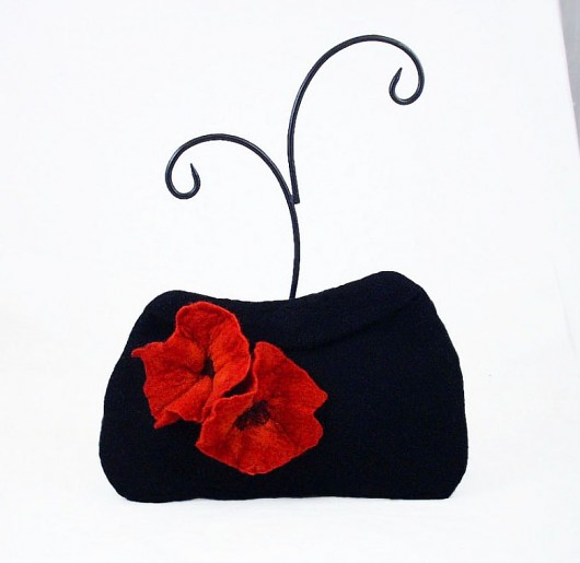 Jedwabnofilcowa Koperta / Torebka: Living Bag filcant