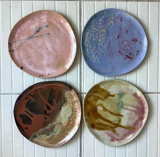 patery i talerze Duże talerze ręcznie robione