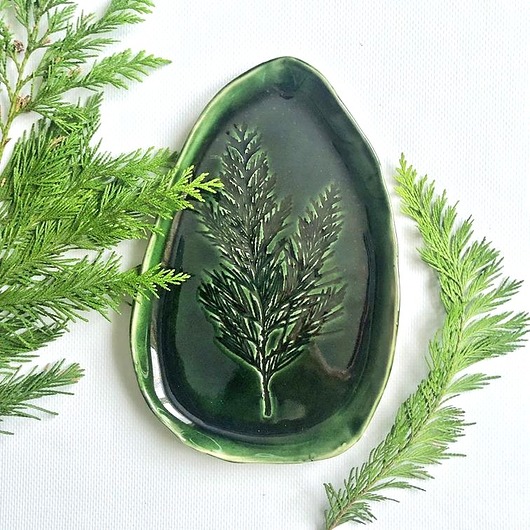 patery i talerze Talerzyk ceramiczny Cyprysik 1