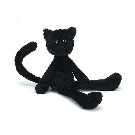 Maskotka Przytulanka Czarny Kot 38 cm MIA home