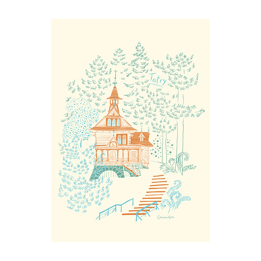 plakaty Plakat A4 Tatry Jaszczurówka