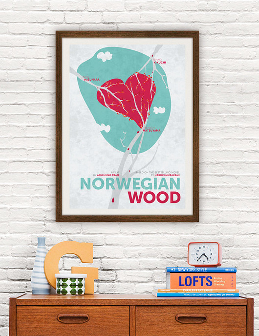 Plakat Norwegian Wood  minimalmill