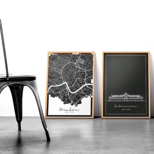 Zestaw 2 plakatów - Kraków Peszkowski Graphic
