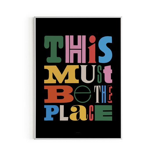 plakaty This must be the place Talking Heads - plakat B2 50x70
