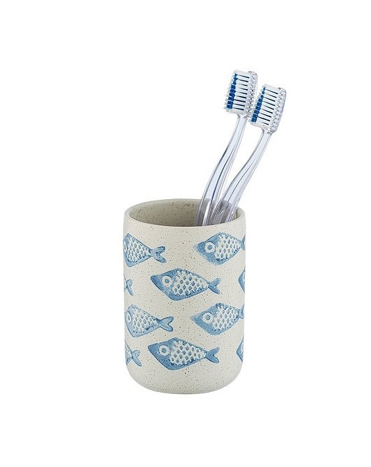 Kubek Pojemnik na Szczoteczki Ceramiczny Fish MIA home