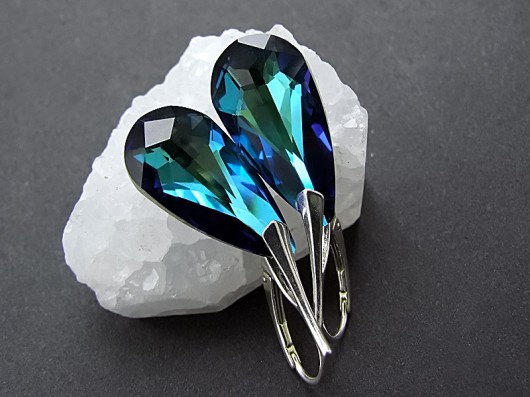 Łzy 2,4cm - kryształ Swarovski Zapakowane :) Theopanu