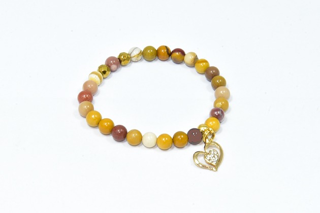 bransoletki z kamieni naturalnych Bransoletka Jaspis  Hematyt  Kamień naturalny