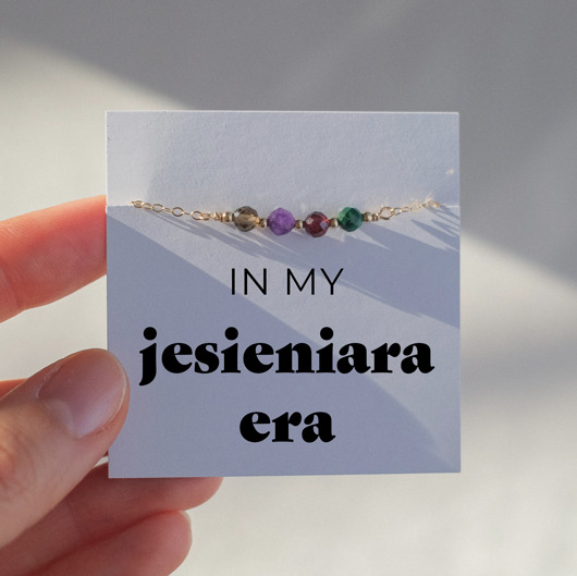 bransoletki złote Kryształowa Bransoletka dla Jesieniary