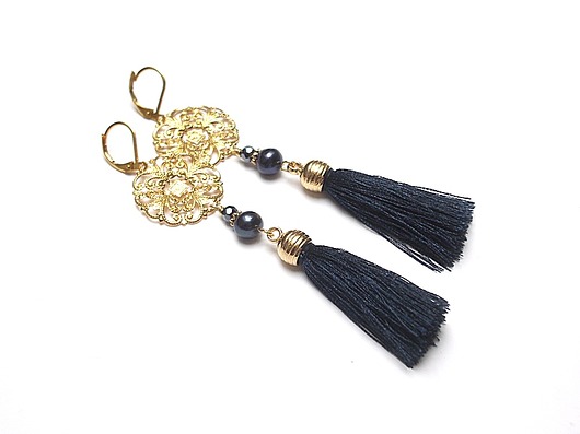 BOHO - pearls vol. 3 /16-04-2019/ - kolczyki KiKa pracownia