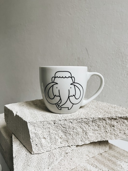 kubki MAMUT WŁOCHATY KUBEK 300 ML