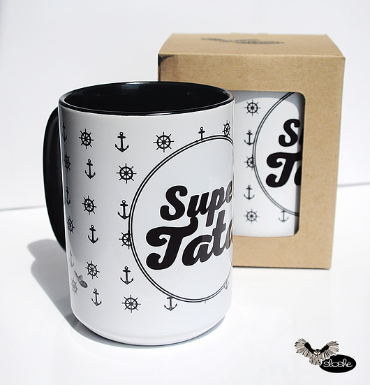 Super Tata, kubek 450ml Sowia Aleja