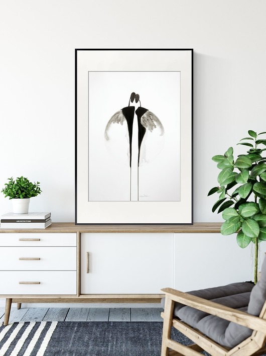 obraz malowany ręcznie 50 x 70 cm, abstrakcja Krystyna Siwek Art