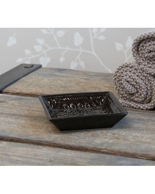 Mydelniczka Ceramiczna Orient Czarna MIA home