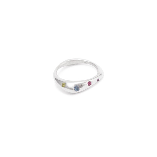 pierścionki srebrne SMOOTH gemstones / silver ring