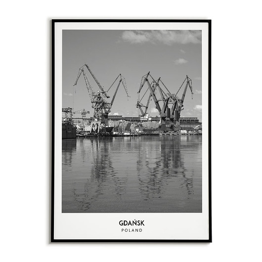 plakaty Plakat miasto POLSKA - GDAŃSK obraz