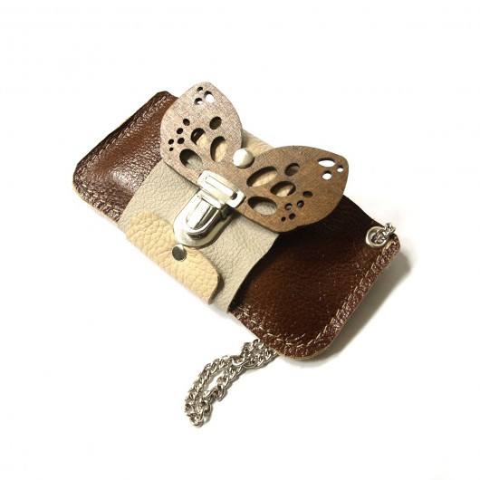 etui.fly choco&ecru PAWDECO